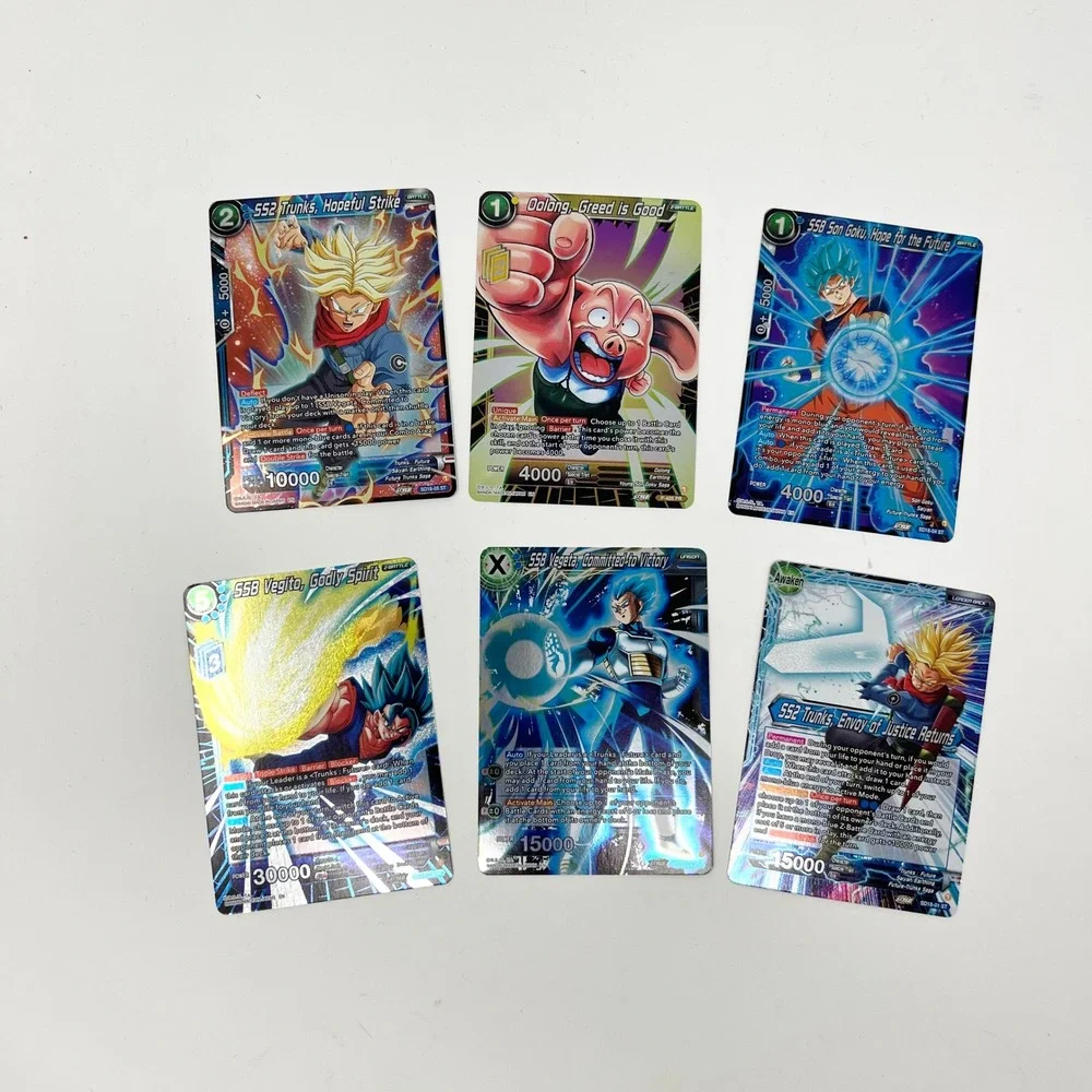 Dragon Ball Super DBS TCG SD18 Blue Future Foil 6 Card Lot Oolong P-405